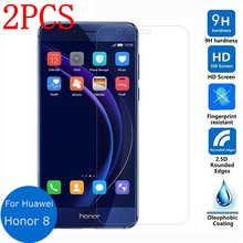 2PCS Tempered Glass For Huawei Honor 8 Screen Protector Thoughed protective film For Huawei Honor 8 glass 2024 - buy cheap