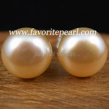 Wholesale Pearl Jewelry - AAA 10-10.5MM Pink Color Natural Freshwater Pearl Stud Earrings Set - Free Shipping 2024 - buy cheap