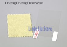 ChengChengDianWan-Protector de pantalla transparente, película protectora, Protector de piel + paño de limpieza para PSP1000 2000 3000, 50SET/lote 2024 - compra barato