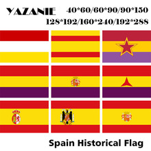 Yazanie bandeiras da espanha, de qualquer tamanho, com estrela, bandeiras internacionais, brigadas, marinha do comerciante, (2011-2017) 2024 - compre barato