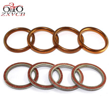 8PCS FOR KAWASAKI GPZ600R GPZ750A GT550G GT750P KEF300B KL250A KLF 220A 300B 300C KVF 300A 300B 400C Exhaust Pipe Gasket Seal 2024 - buy cheap