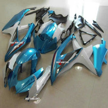 Carenado blanco y azul para SUZUKI GSXR 750, GSX-R750, K8, GSXR 600, 08, 10, GSXR750, 08, 09, 10, GSX-R600, GSXR600, 2008, 2009, 2010 2024 - compra barato