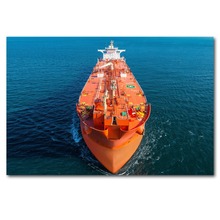 Navio petroleiro barco transporte contêiner cargueiro oceano imagem da parede posters arte da lona quadros para sala de estar decoração 2024 - compre barato