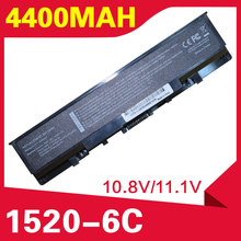 4400mAh Battery For dell  Inspiron 1520 1521  1720  1721  Vostro 1500 1700  312-0504  312-0575 312-0576  312-0590 312-0594 2024 - buy cheap