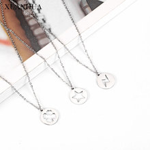 XUANHUA Charm Necklace Stainless Steel Jewelry Woman Vogue 2019 Fine Jewelry Accessories Mass Effect  Wholesale Lots Bulk 2024 - buy cheap