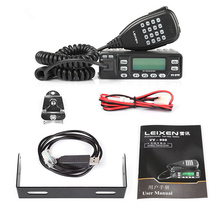 Leixen 25 Вт базовая станция радио Двухдиапазонная Vhf Uhf Мобильная радиостанция для автомобильного трансивера лучше, чем QYT KT8900 Автомобильная рация 50 км 2024 - купить недорого
