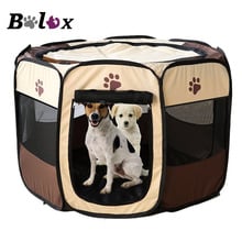 Dog House Pet Bed Portable Pet Tent Dog Cage Cat Tent Playpen Puppy Kennel Easy Operation Octagonal Fence Drop Shipping 2024 - buy cheap