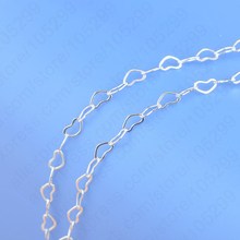Coreia estilosa de alta qualidade colar com coração de prata esterlina 925 genuína 18 "1 peça corrente romântica presente joia 2024 - compre barato