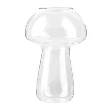 Прозрачная стеклянная ваза для украшения растений цветов-гриб 2024 - купить недорого