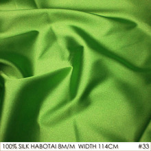 CISULI  SILK HABOTAI 114cm width 8 mm/100% Natural Silk Fabric Lining Textile Batik Painting DIY Patchwork Fabric Lime NO 33 2024 - buy cheap
