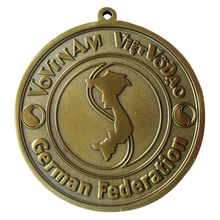 Medalla de unión de modelado de Regalo de Promoción, chapado en oro personalizado, con cinta, k20066 2024 - compra barato