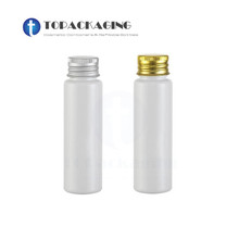 30PCS/LOT-30ML Aluminum Screw Cap Bottle,White Plastic Cosmetic Container,Serum Sub-bottling,Empty Shampoo Bottle,Flat Shoulder 2024 - buy cheap