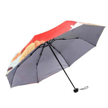 Guarda-chuva dobrável masculino e feminino, guarda-chuva simples de moda para sol, proteção solar anti uv, à prova de vento 2024 - compre barato