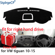 Cubierta para salpicadero de coche, alfombrilla para volante a la derecha, accesorios para salpicadero, para Volkswagen Tiguan 2009 - 2017 2024 - compra barato