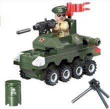 805 69pcs Military Constructor Model Kit Blocks Compatible LEGO Bricks Toys for Boys Girls Children Modeling 2024 - buy cheap