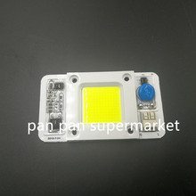 1 шт. COB LED лампа чип 50 Вт LED COB лампа 220В IP65 умный IC драйвер холодный белый 6000-6500k 2024 - купить недорого