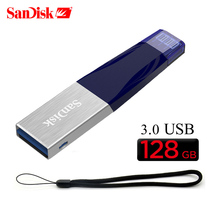 SanDisk SDIX40 USB Flash Drive 128GB iXPand OTG Lightning Connector Pen Drive USB 3.0 Pendrive 32G 64GB usb stick MFi for iPhone 2024 - buy cheap