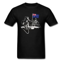 Camiseta divertida del Día del Padre para hombres, camisa con bandera de astronauta de Australia, Luna, Mars, octcp, Juri, Gagarin, Kosmos, Sputnik 2024 - compra barato