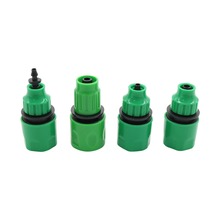 Conector rápido para grifo de agua de jardín, accesorios de tuberías de riego por goteo para invernadero de 4mm,8mm, adaptador de acoplamiento para manguera, 2 uds. 2024 - compra barato