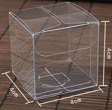 20pcs 4*4*4cm Transparent Waterproof PVC Boxes Packaging Small Plastic Clear Box Storage For Food/jewelry/Candy/Gift/cosmetics 2024 - buy cheap