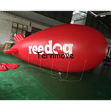 6 M /19.6FT Long Inflatable Advertising pvc helium Blimp Inflatable Zeppelin/Airship airplane with your Different Logos 2024 - buy cheap