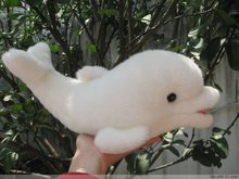 Lovelyвысокое качество плюшевый белый дельфин игрушка Новый Дельфин кукла подарок около 60 см 2024 - купить недорого