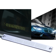 Tarjeta de estacionamiento temporal luminosa Placa de tarjetas de número de teléfono para Audi serie A Serie C SQ serie RS serie Q3 Q5 Q7 2024 - compra barato