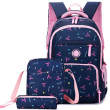 Conjunto de Mochila ortopédica para niñas, mochilas escolares de princesa, Mochila para La Cuna 2024 - compra barato