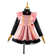 2017 Cardcaptor Sakura Kinomoto Sakura Cosplay Costume Magical Black Cat Maid Dress 2024 - buy cheap