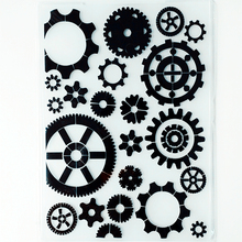 YLEF071 Gears Plastic Embossing Folder For Scrapbook Stencils DIY Photo Album Cards Making Decoration Scrapbooking Template New 2024 - buy cheap