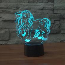 Lovely cartoon children's toys 3d Led Night Light Colorful Touch Led Visual 3d Lamp Novelty Powerbank Kids Gift Table Lamp 2024 - buy cheap
