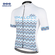 KEMALOCE Bike Jersey Classical Team Breathable Coolmax White Dry Fit Cycle Shirt Top Short Sleeve Race Bike Wear Uniforms 2024 - buy cheap