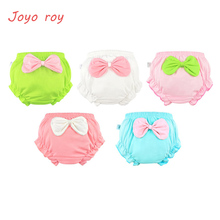 Cute bow-knot Lace Cotton Underpants For Girls Sweet Style Creative Baby Underwear Creative Briefs Kids Clothing Bread Pants 2024 - buy cheap