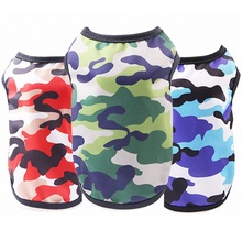 Mesh Summer Dog Clothes For Small Dogs Camouflage Dogs Pets Clothing Chihuahua Dog Vest T-Shirt Fashion Pet Cat Puppy Apparel 2024 - buy cheap