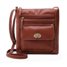 Small PU Leather Handbag Vintage Shoulder Bag Famous Designer Women Messenger Bag Fashion Female Crossbody Bags Mini Handbags 2024 - buy cheap