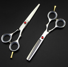 Профессиональные японские ножницы для филировки 440c 9cr13 5,5 дюйма, набор парикмахерских ножниц для стрижки волос, бесплатная доставка 2024 - купить недорого