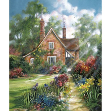 5D Diamond Embroidery Beautiful Village DIY Diamond Painting Cross Stitch Drill Needlework Mosaic Decor Paintings 2024 - buy cheap