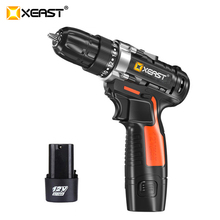 XEAST 12-Volt Max Lithium-Ion Battery 30N.m Electric Cordless Drill Mini Drill Screwdriver Wireless Power Driver 2024 - buy cheap