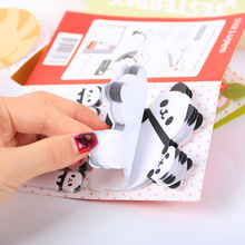1PC Animal Cat Panda Cute Kawaii Sticky Notes Memo Pad School Supplies Planner Stickers Paper Bookmarks 2024 - buy cheap
