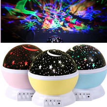 Night Rotating Light Projector Spin Starry Sky Star Master Child Kids Baby Sleep Romantic Led USB Lamp Projection Luminous Toys 2024 - buy cheap