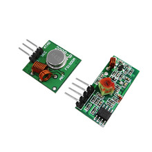 RF wireless receiver module & transmitter module board  super regeneration 433MHZ DC5V (ASK /OOK) 25pair =50pcs 2024 - buy cheap
