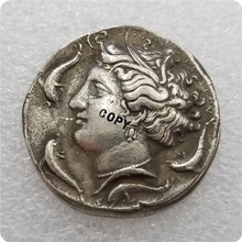 Tipo: #23 moeda grega antiga cópia moedas comemorativas-medalha de moedas colecionáveis 2024 - compre barato