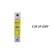 Hot sale C20-1P 10KA~20KA ~420V AC SPD House Surge Protector Protective Low-voltage Arrester Device Lightning protection 2024 - buy cheap