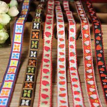 10 Yards Ethnic Tape Jacquard Webbing Retro Customs Computer Embroidered Clothing Accessories Beautiful Ribbons for sewing Sup. 2024 - buy cheap