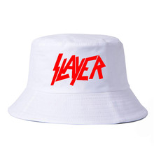 Slayer Bucket Hats shading flat caps outdoor fishing hunting fisherman sunscreen folding cap 2024 - buy cheap