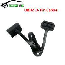 OBD2 OBD 2 OBD-ii OBDII 16 Pin TO 16 PIN Extension Right Angle Adapter Connector Cable The Best Diagnostic Connector 2024 - buy cheap