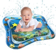 Baby Kids water play mat Inflatable Infant Tummy Time Playmat Toddler Fun Activity Play Center sensory stimulation, motor skills 2024 - buy cheap