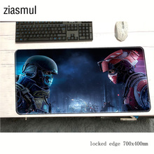 Mouse pad warface 700x400x2mm, tapete para computador de aniversário, acessórios para jogos, mousepad bonito, teclado, jogos, pc gamer 2024 - compre barato