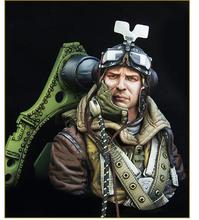 1/10 antigo piloto homem busto resina figura modelo kits miniatura gk unassembly sem pintura 2024 - compre barato