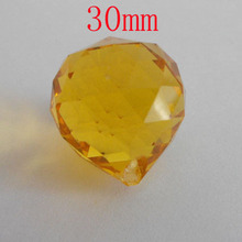 40pcs/lot 40mm amber crystal chandelier parts ball home curtain decoration wedding decoration free shipping 2024 - buy cheap